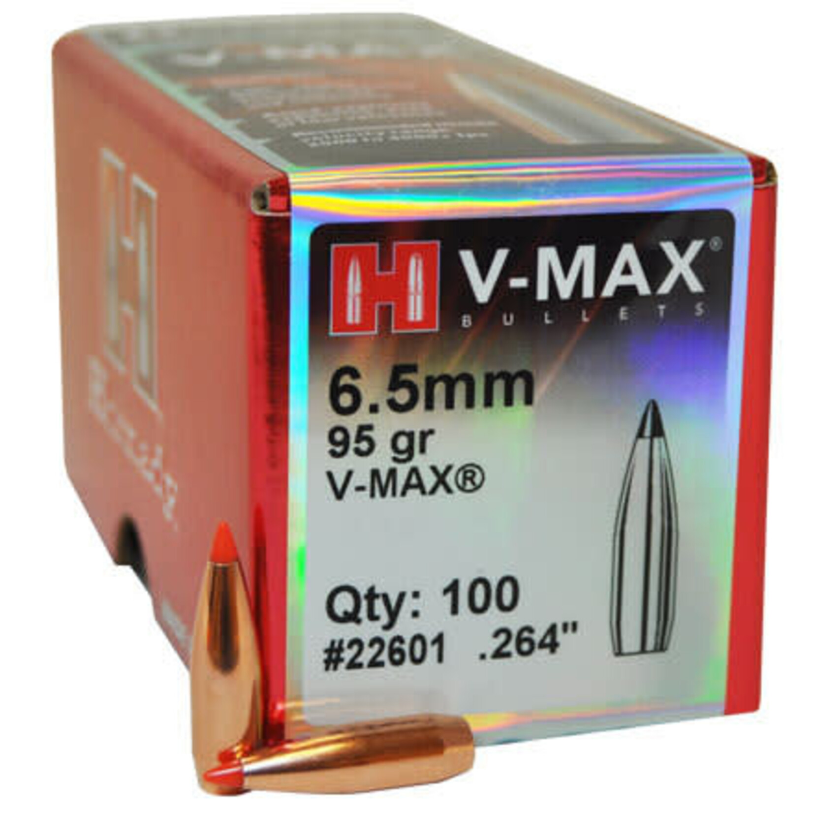 Hornady Hornady 6.5mm 264cal - 95gr V-Max - 100 Projectiles