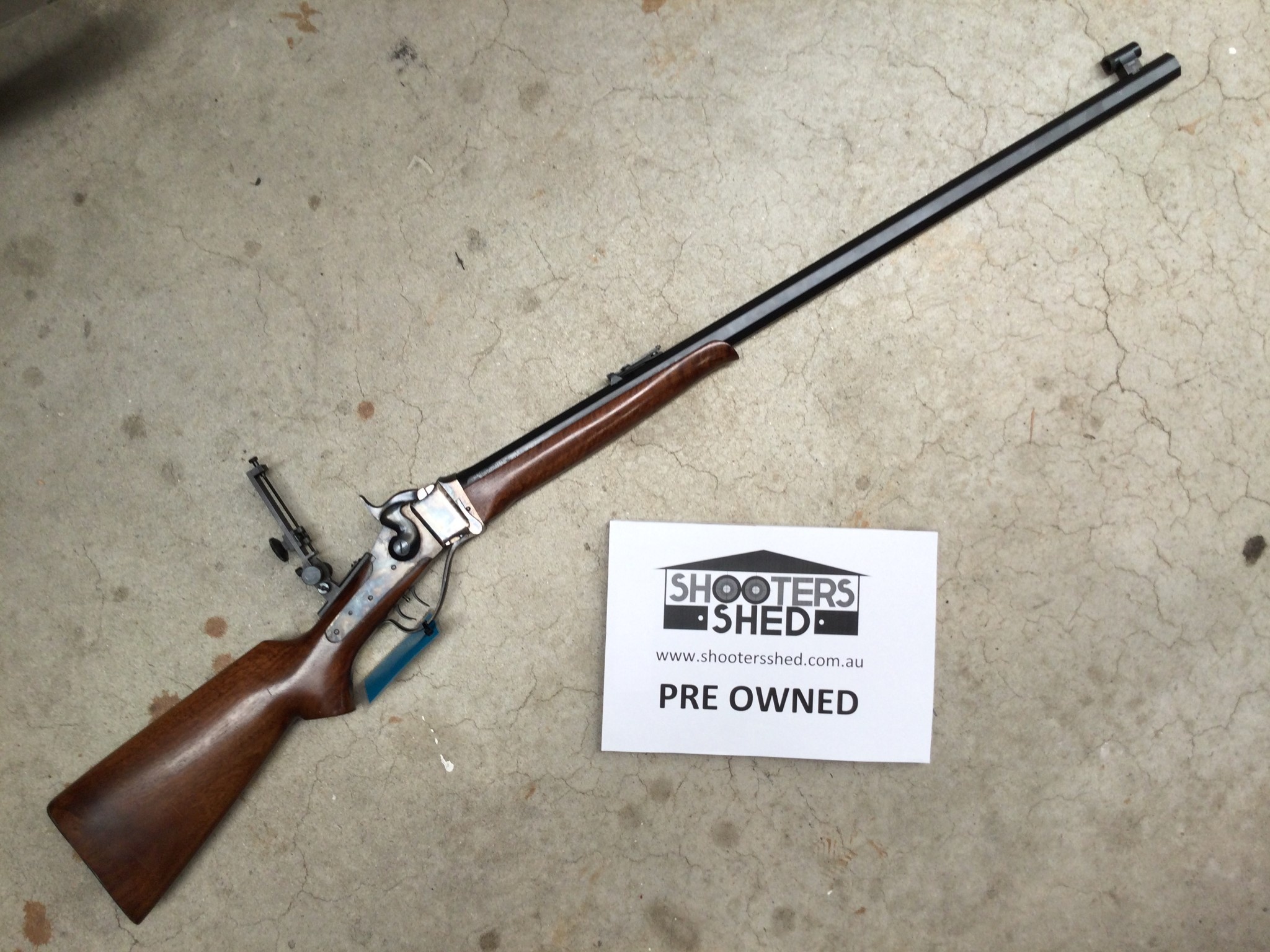 Pedersoli Pre Owned Pedersoli Sharps 1874 Single Shot Rifle 45-70Govt