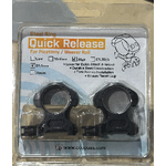 CCOP CCOP Quick Release Steel 1 inch High Weaver Mount Rings