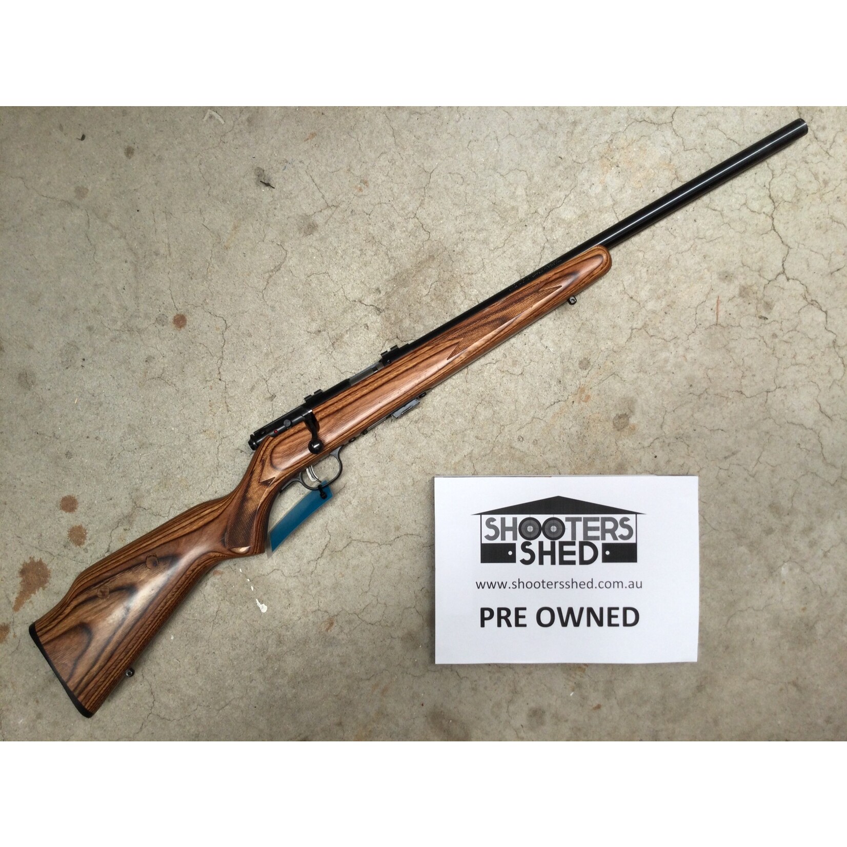Pre Owned Savage Mark II 22LR Laminated Bolt Action Rifle 560bbl