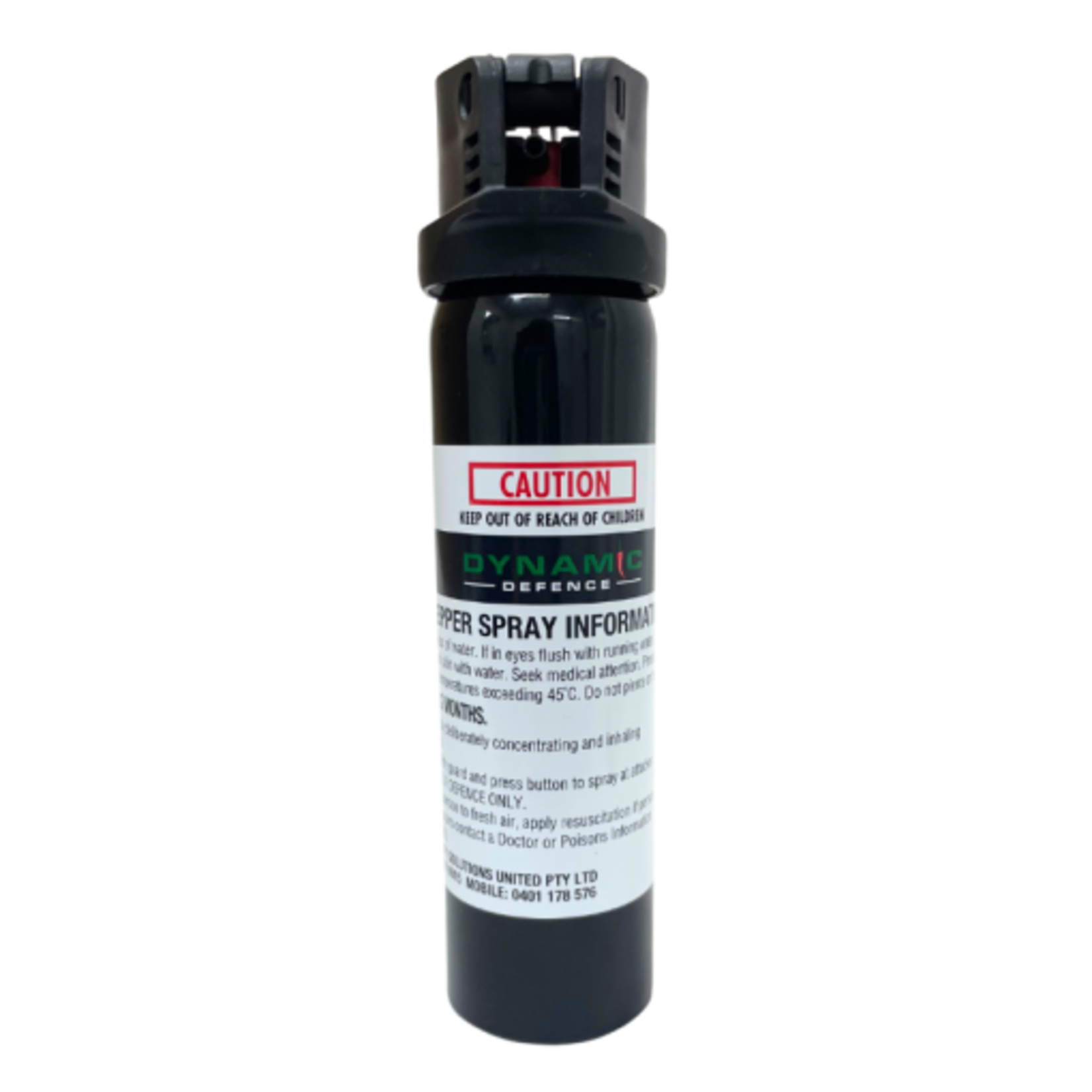 Dynamic Defence Dynamic Defense OC Pepper Spray - 75 Gram - 3.5m Range - 10 Second Volume