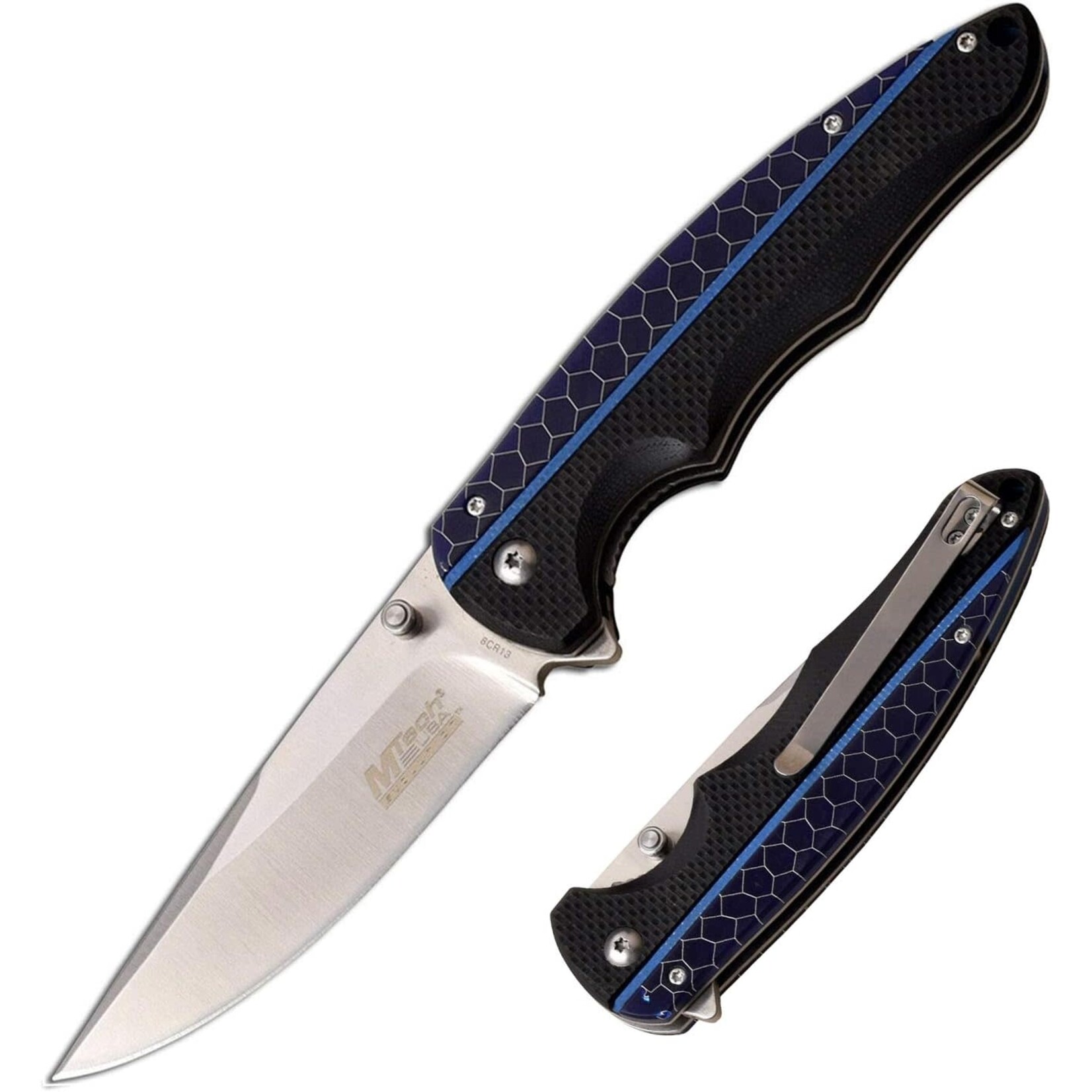 MTech USA MTech Spear Point Fast Open Folding Lock Knife - 8CR13 Stainless