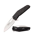 M-Tech USA MTech Hollow Grind Glow Chip Fast Open Folding Knife - 8CR13 Stainless