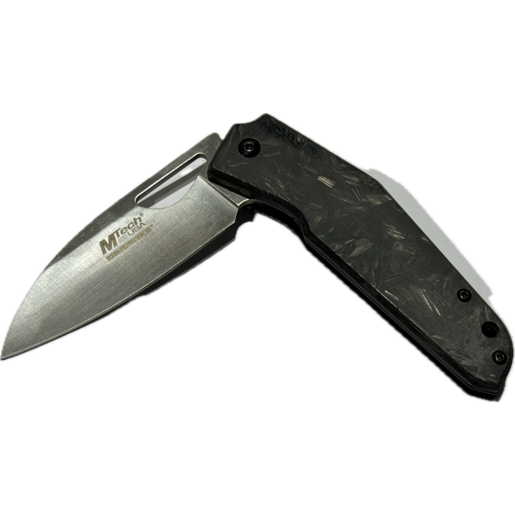 MTech USA MTech Hollow Grind Glow Chip Fast Open Folding Knife - 8CR13 Stainless