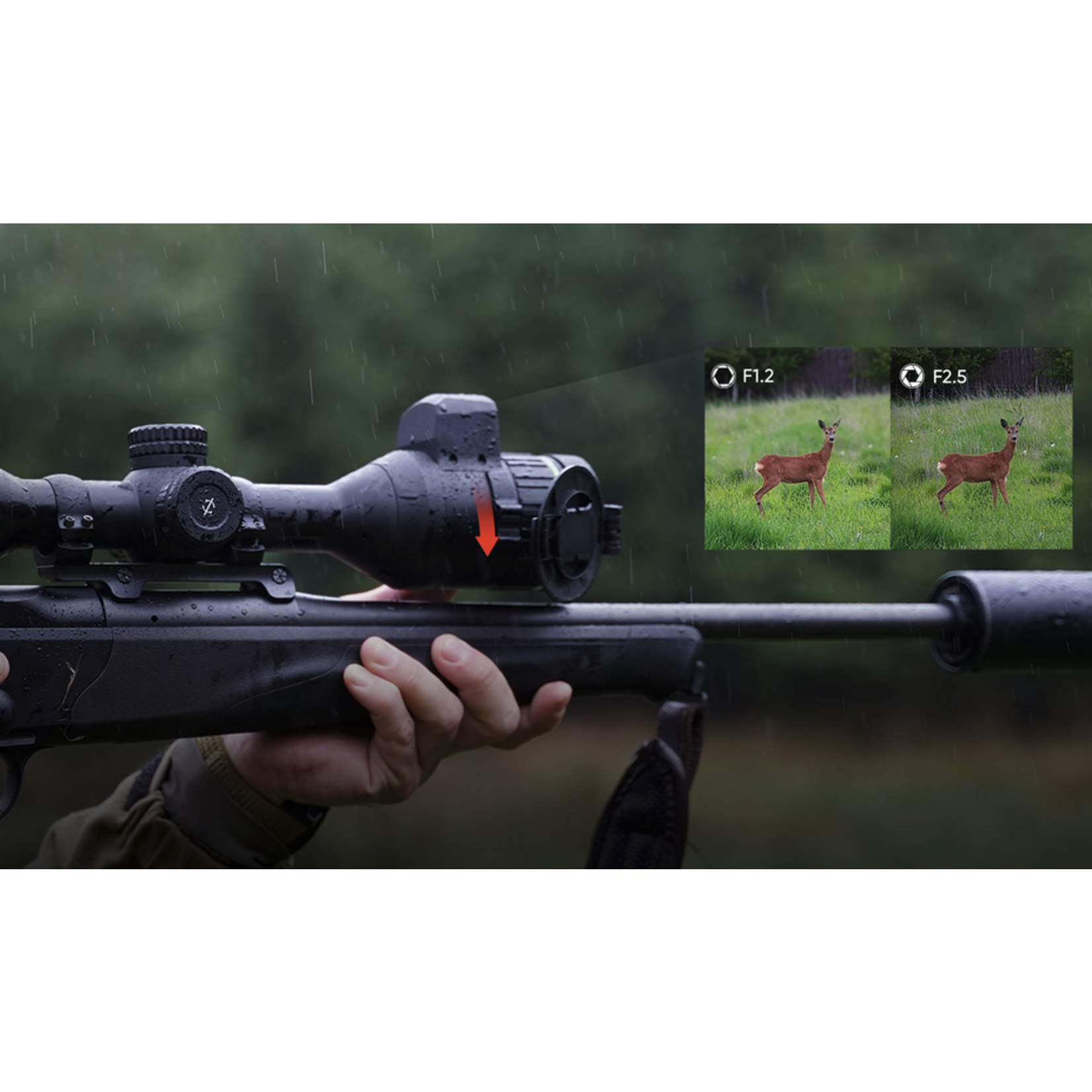 HIKMicro HikMicro Alpex A50EL 4K Digital Day/Night Laser Rangefinder Scope