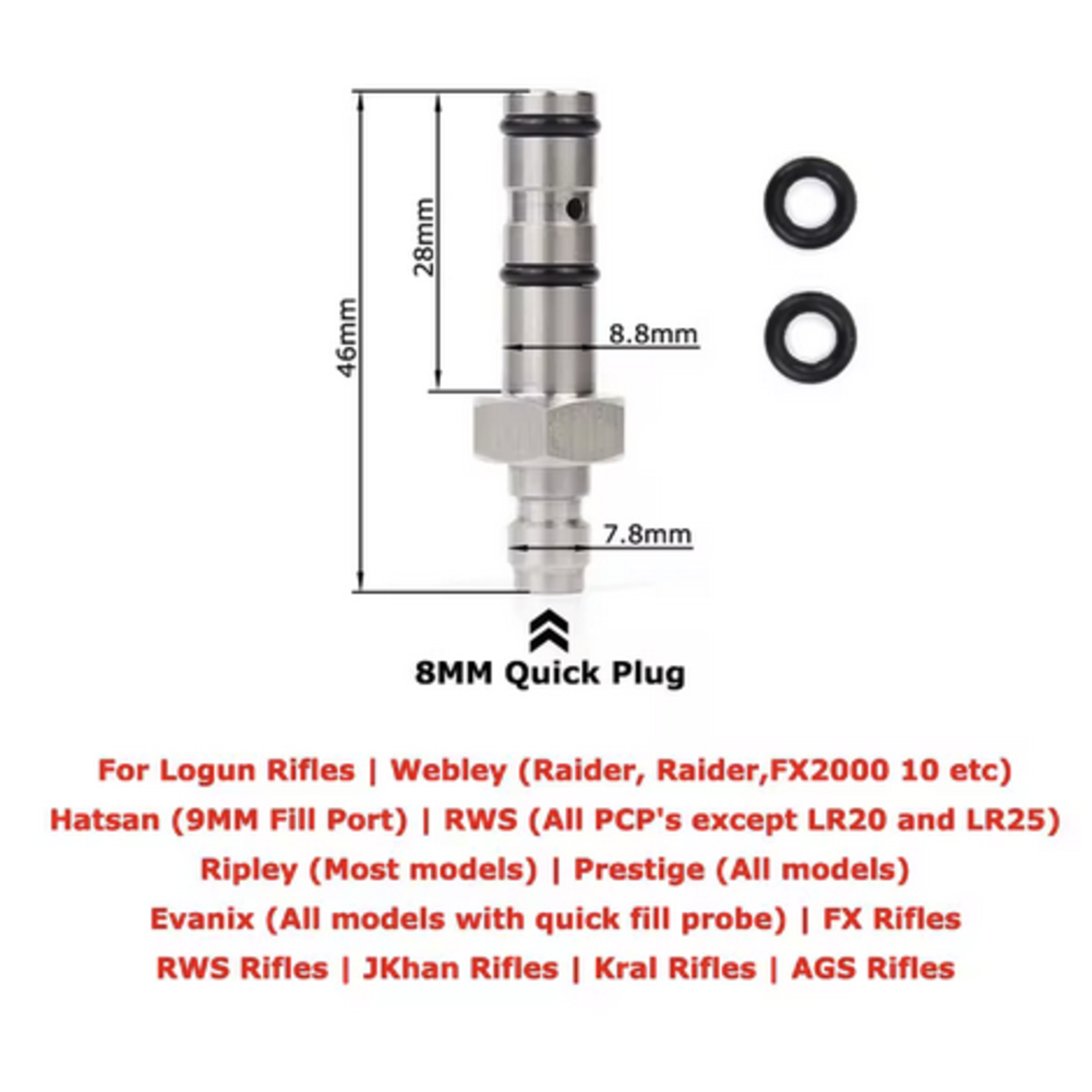 Ali Express PCP Air Rifle Probes