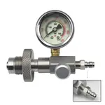 Ali Express HPA PCP Air Rifle DIN to 8mm Quick Disconnect 6000psi/400bar Gauge Charging Adaptor