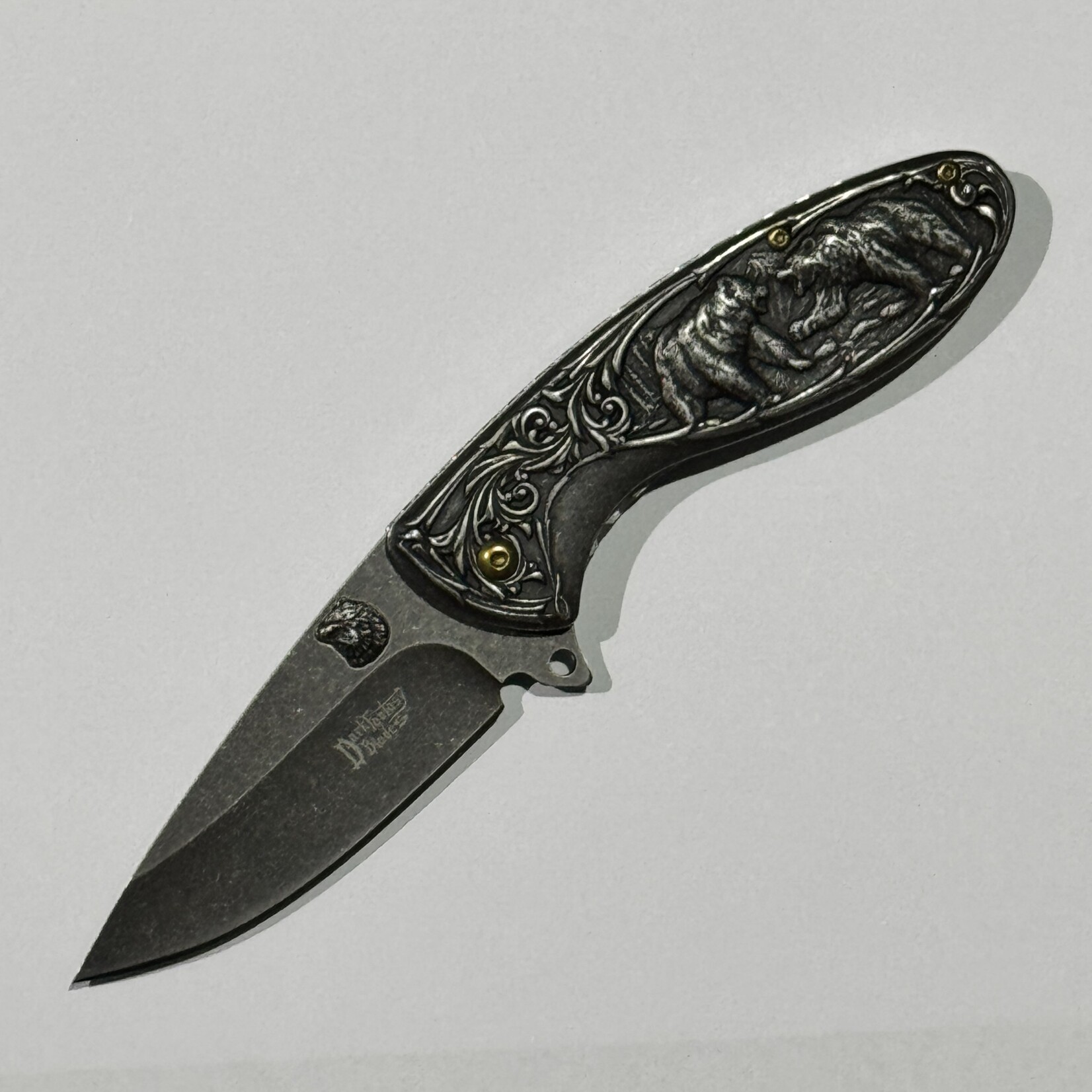 Dark Fantasy Blades Dark Fantasy Fast Action Folding Knife - Black