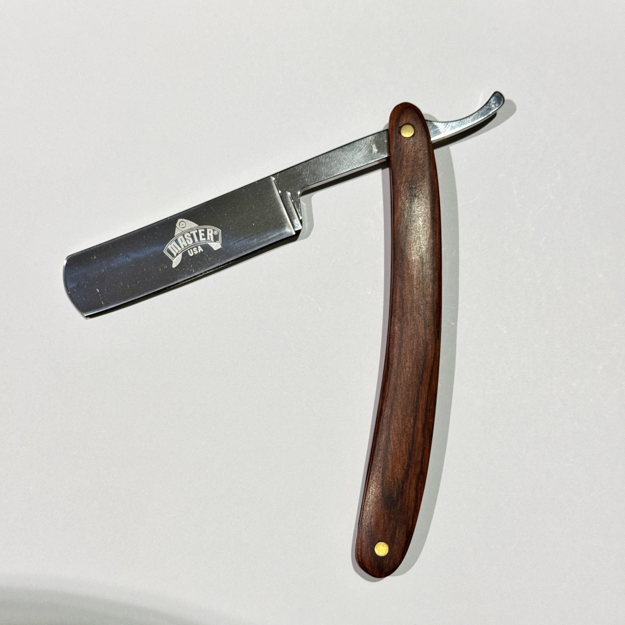 MTech USA Cut Throat Razor - Timber Handle - Shooters Shed
