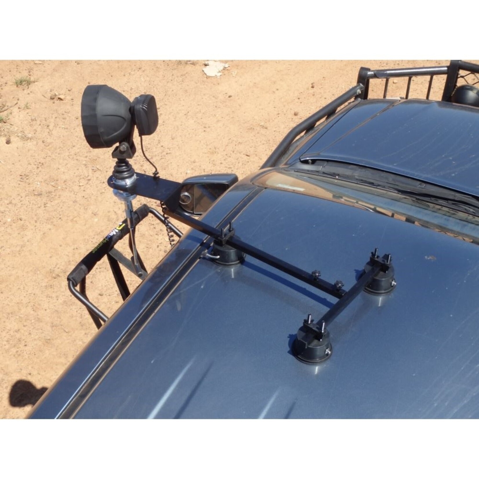 Pro Tactical/Max Guard Pro Tactical Spotlight Roof Bracket - 3 Suction Cap Base with Folding Remote Handle