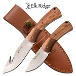 Elk Ridge Elk Ridge 2 Knife Hunters Set with Leather Sheath