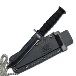 M-Tech USA MTech USA USMC Style Neck Knife Black