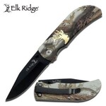 Elk Ridge Elk Ridge Camo & Brass Folding Pocket Knife