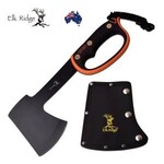 Elk Ridge Elk Ridge 10" Axe - Black Orange Soft Grip Handle