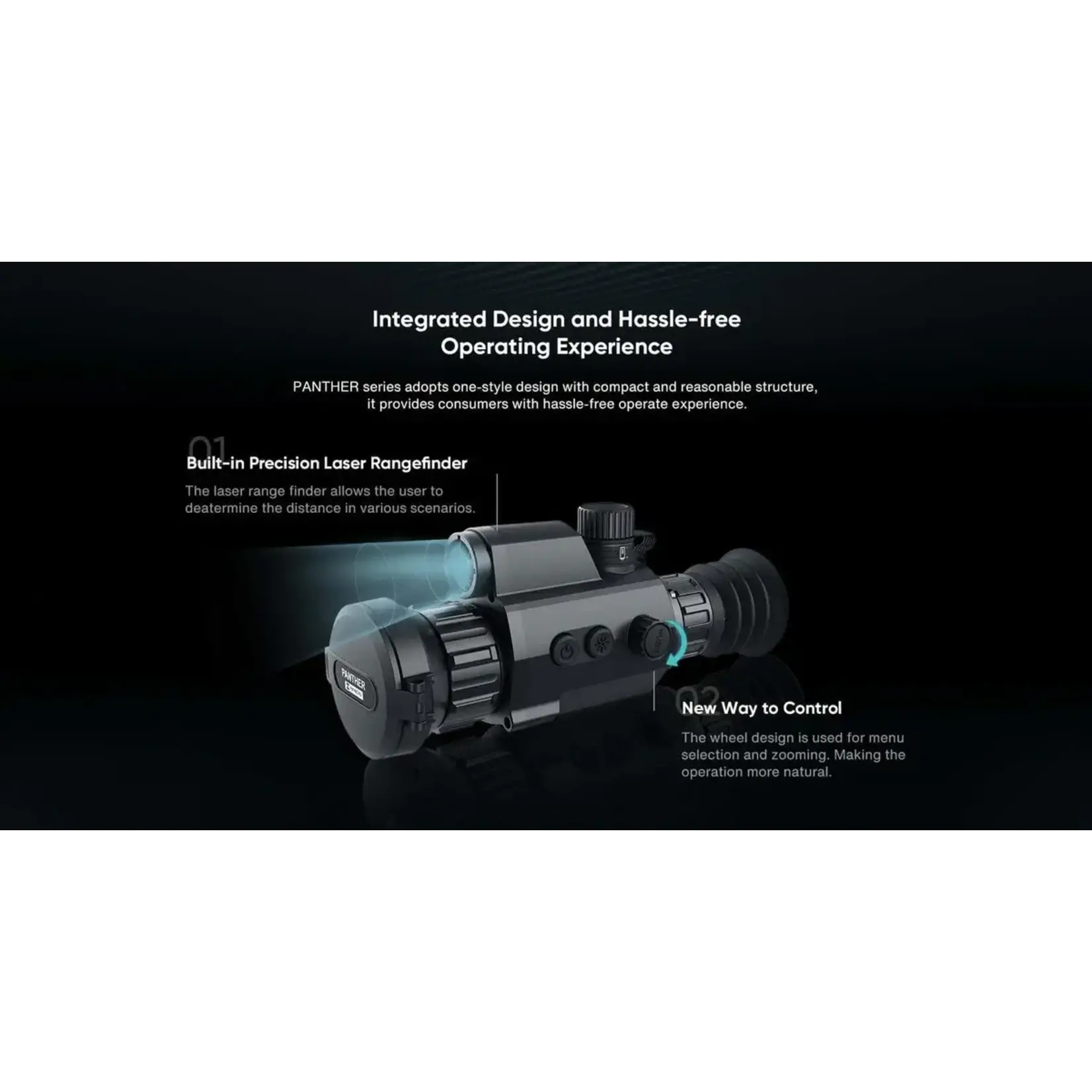 HIKMicro HikMicro Panther 2.0 Thermal Laser Rangefinder Rifle Scope - PH35L 2.0