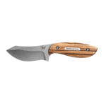 Winchester Winchester "Barrens" Wood Handle Fixed Blade Knife With Sheath