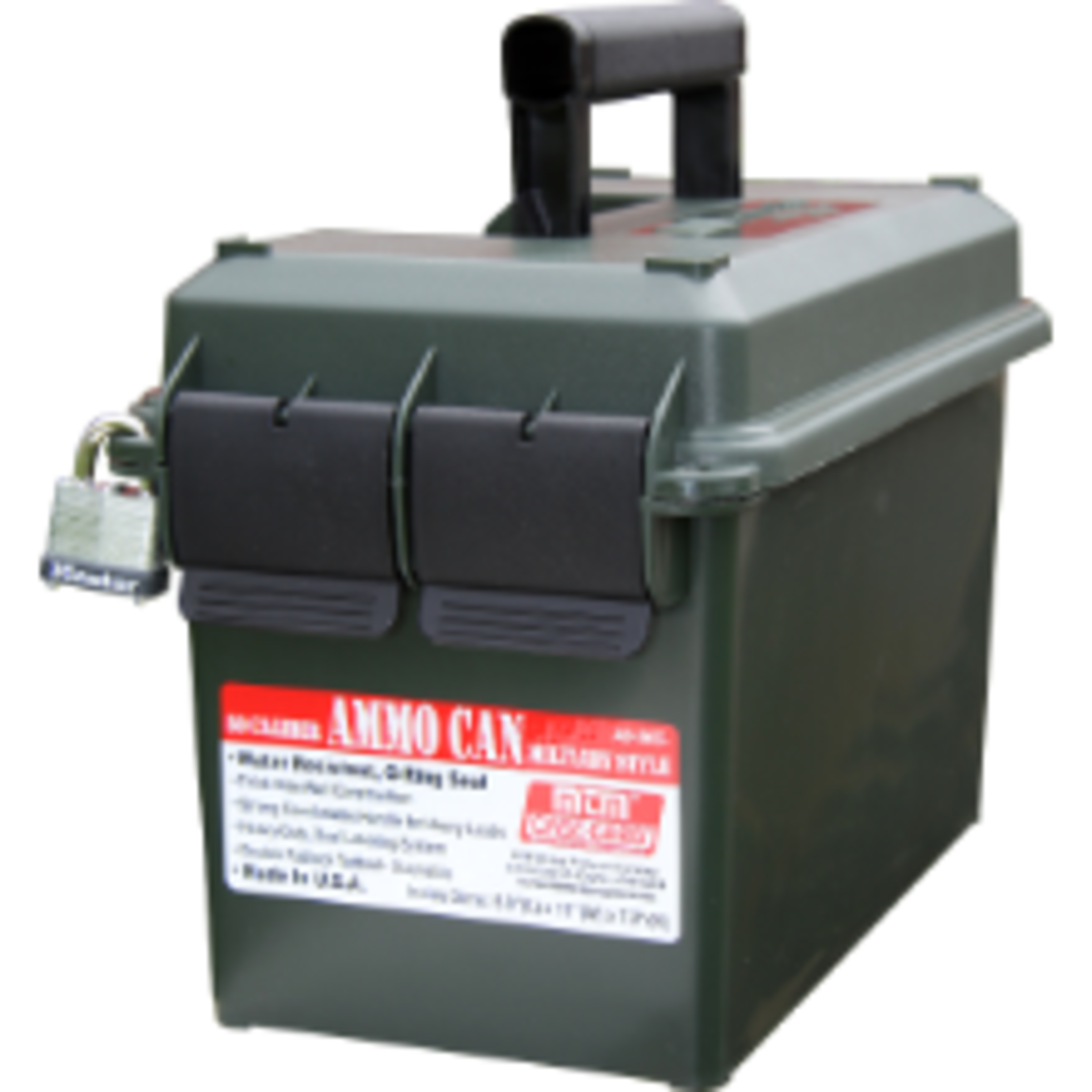 MTM Caseguard MTM Lockable Ammo Can - 50 Cal - Green