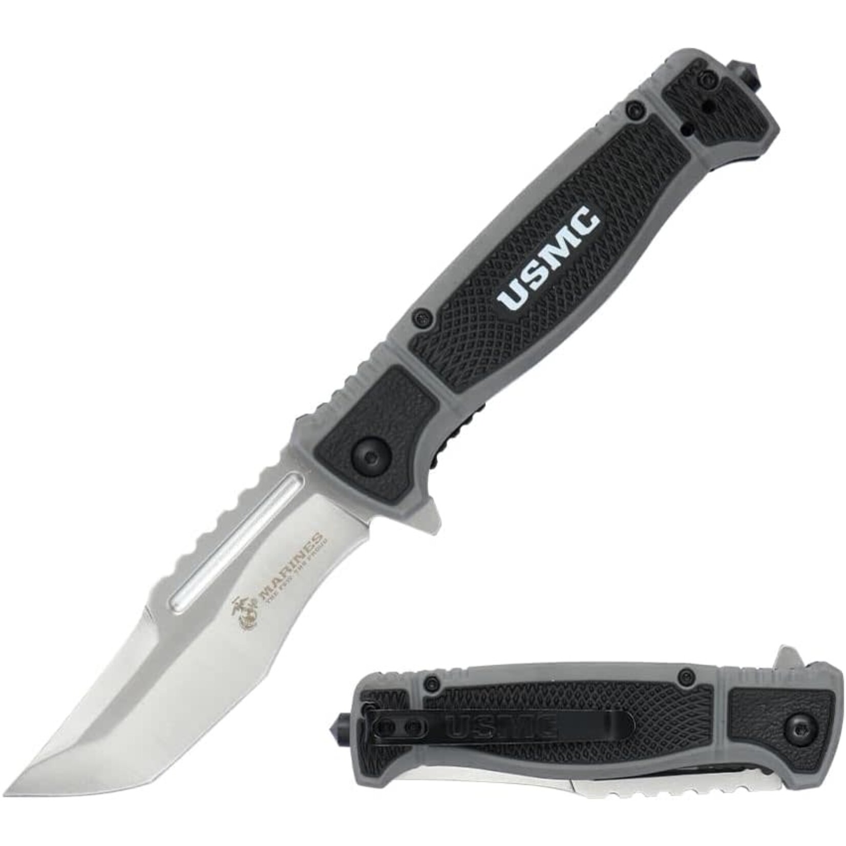 MTech USA MTech USMC Pocket Folding Knife Drop Point Blade