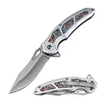 MTech USA MTech Aluminium Stainless Liner Lock Folding Knife - Red