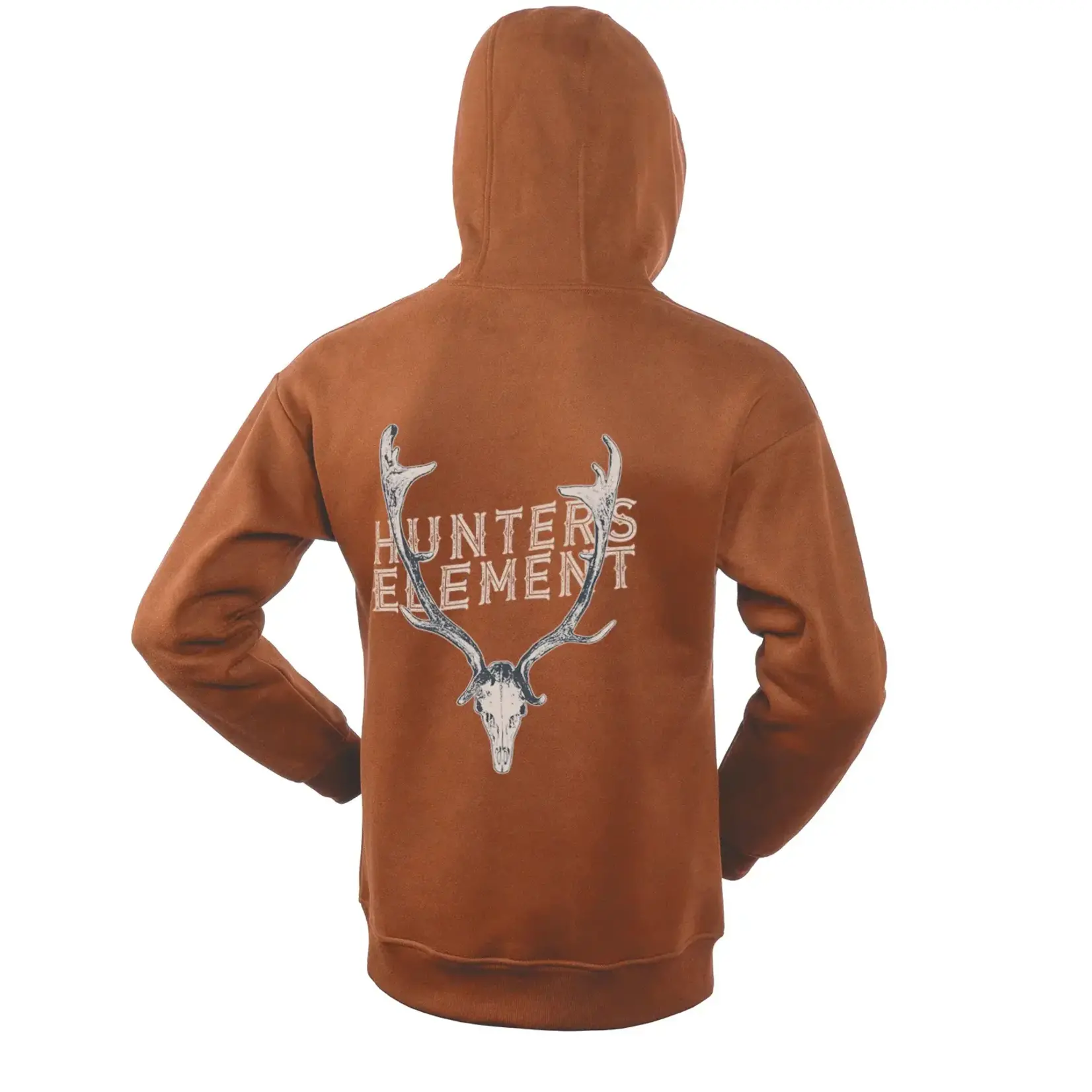 Hunters Element Hunters Element Fallow Skull Hoodie Rust