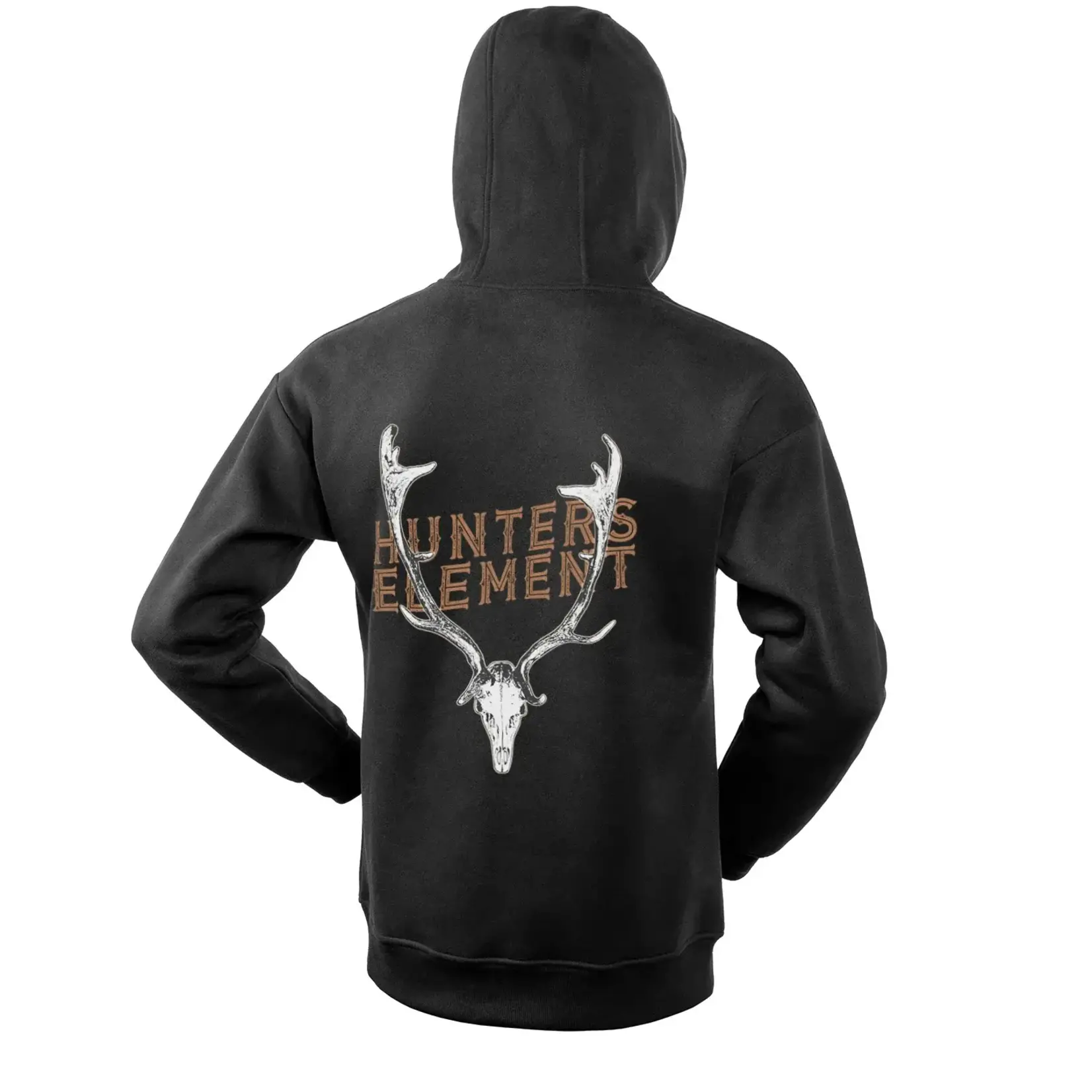 Hunters Element Hunters Element Fallow Skull Hoodie Black 3XL