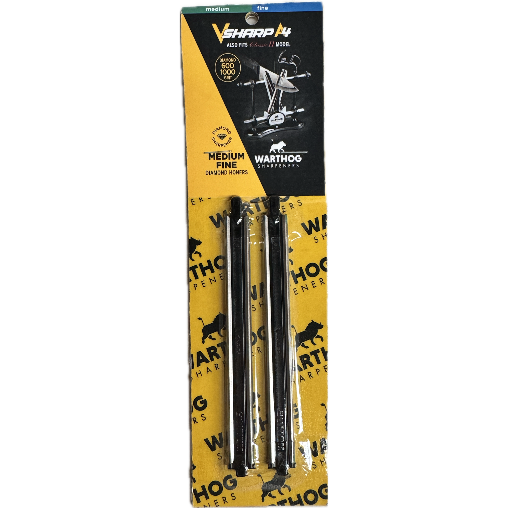 Warthog Warthog A4 Replacement Diamond Stone - Combo 600 /1000 Grit