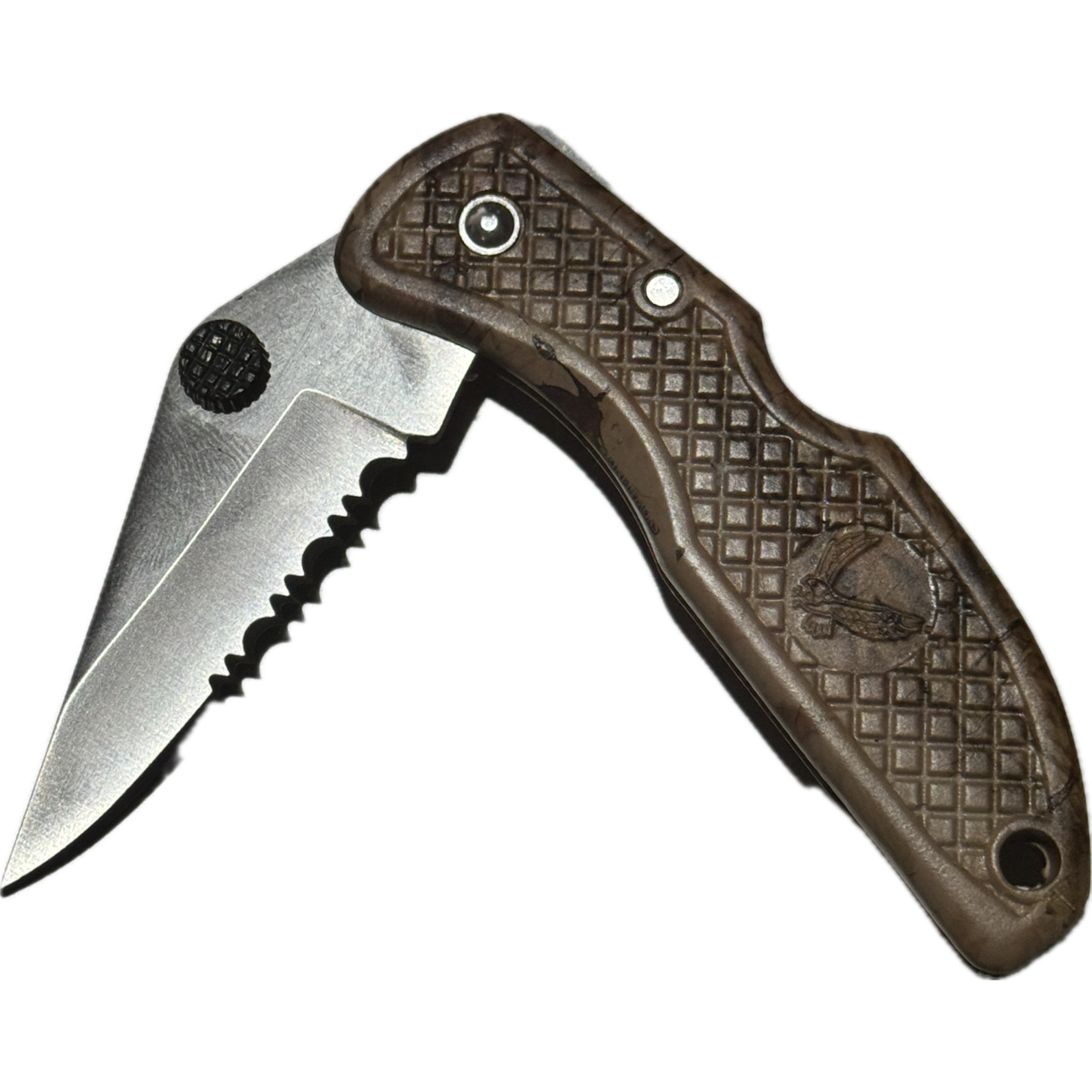 Snake Eye Snake Eye Compact Serrated Folding Pocket Clip Knife