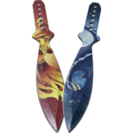 Snake Eye Stinger 9 inch Throwing Knife Pair in Sheath