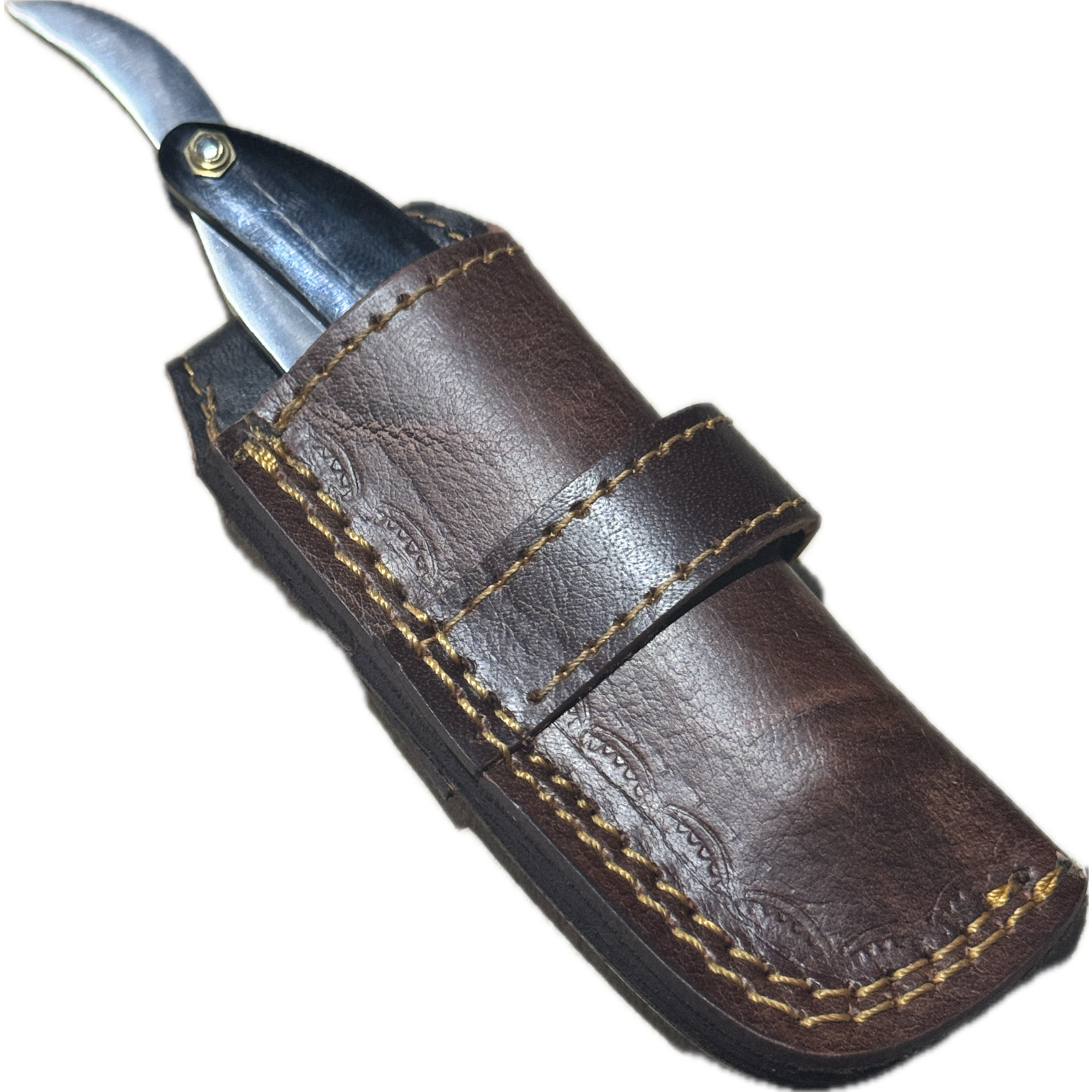 Old Ram Old Ram Straight Razor with Leather Sheath