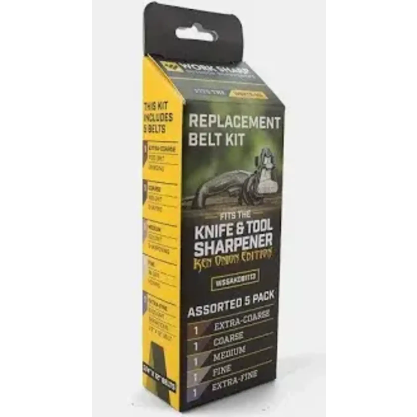 Worksharp Worksharp Replacement Belt Pack, 5Pce Assorted