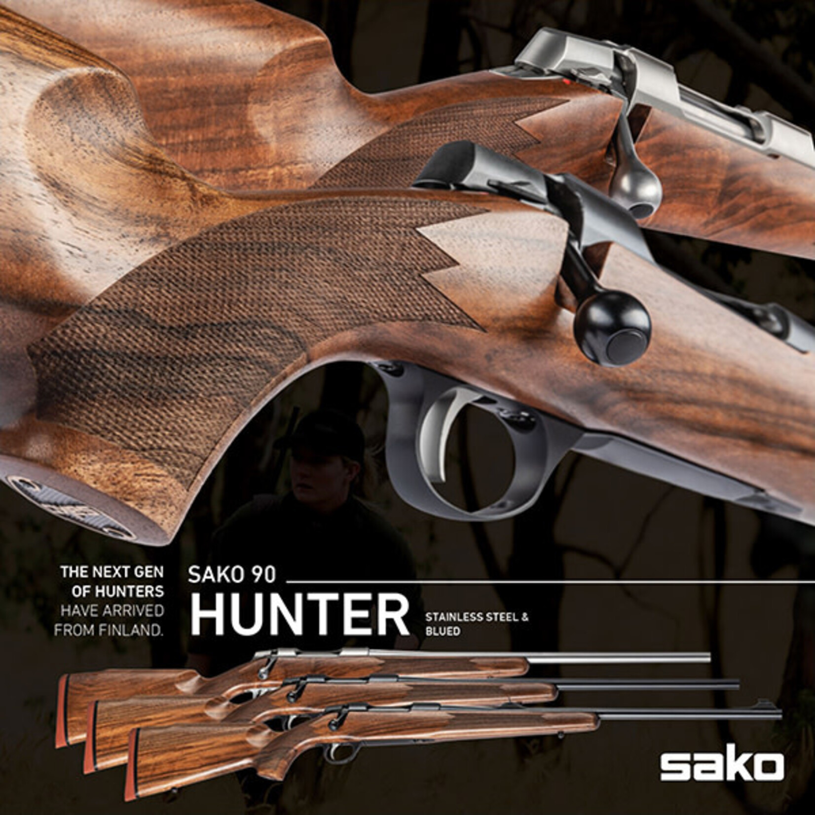 Sako Sako 90 Hunter Stainless Bolt Action Repeater