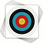 Archery Paper Target 40cmx40cm 3 Pack