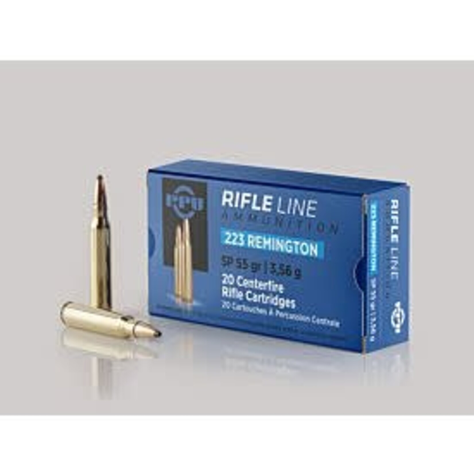 PPU PPU 223Rem 55gr Soft Point - 20 Pack