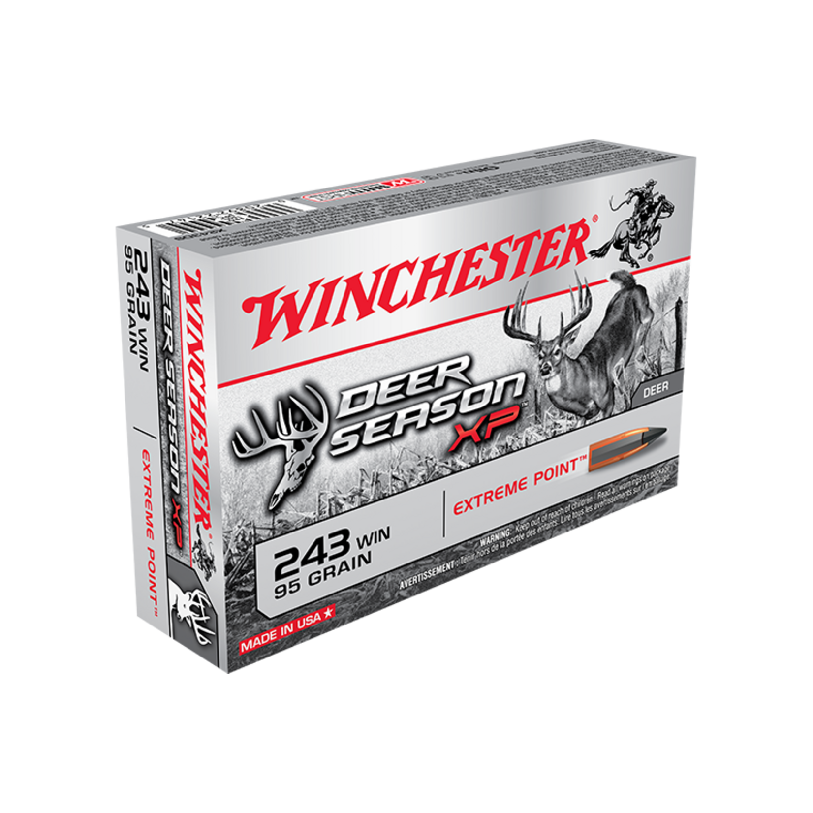 Winchester Winchester 243Win 95gr Deer Season BT - 20 Pack