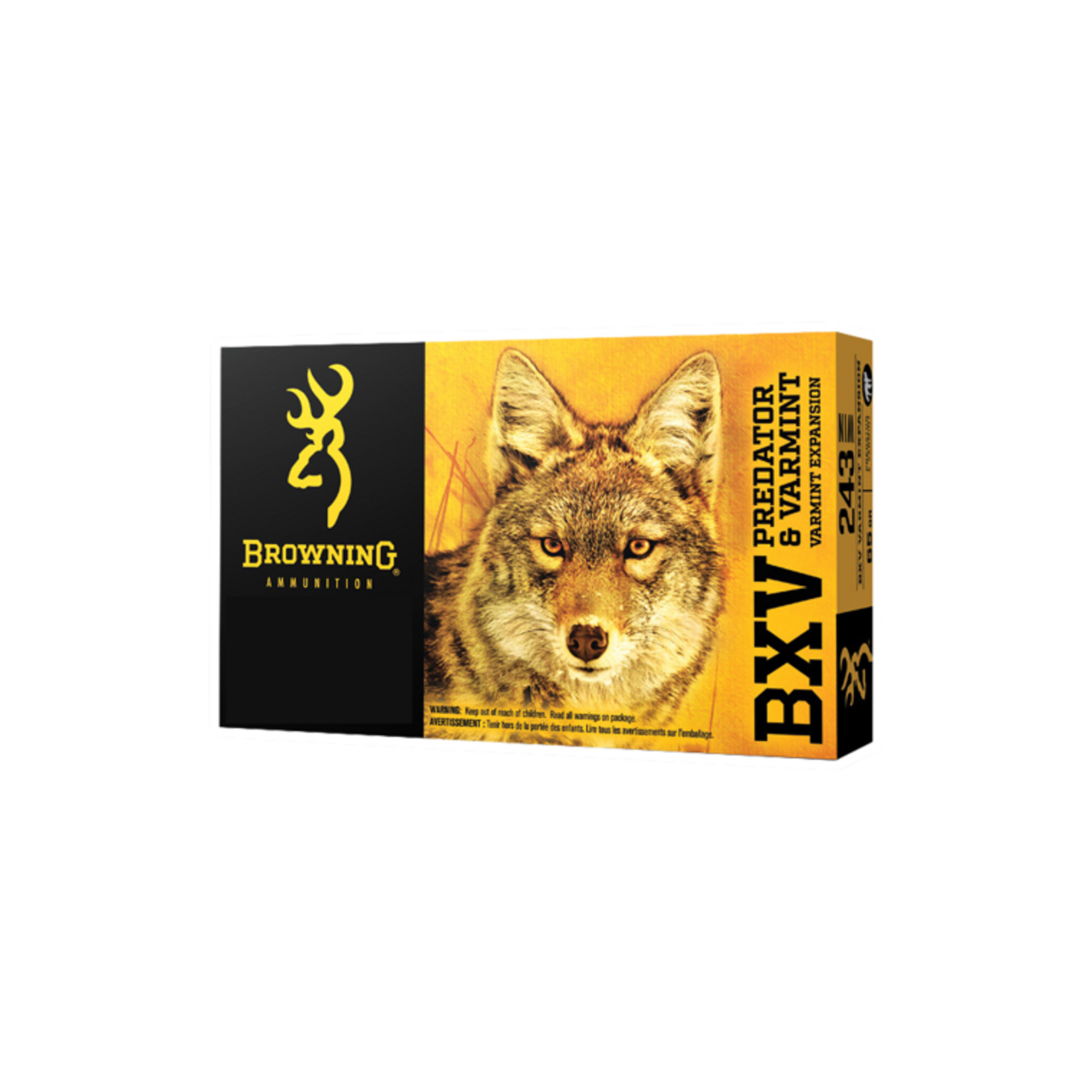 Browning Browning 243win 65gr BXV - 20 Pack