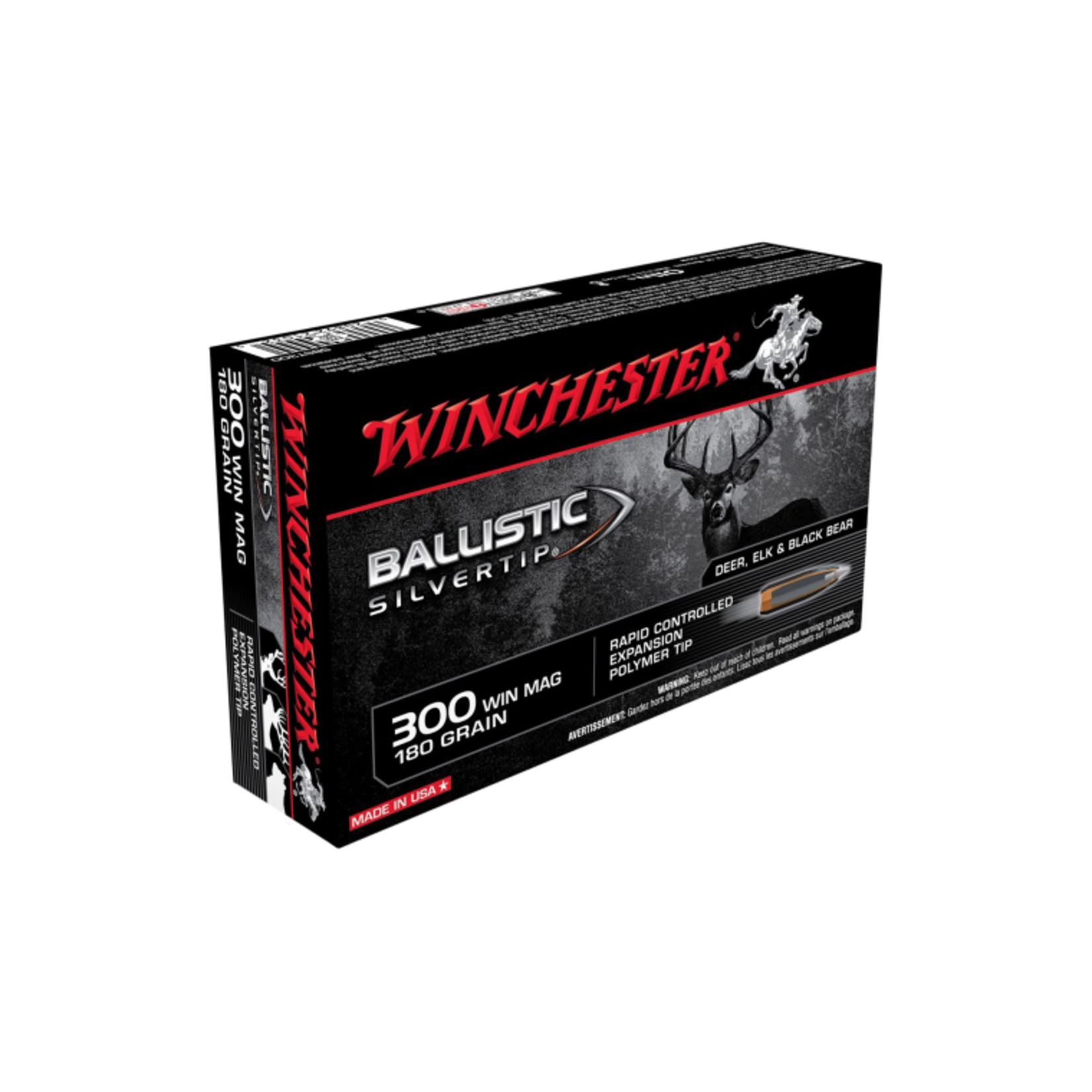 Winchester Winchester 300WM 180gr - Ballistic Silver Tip - 20 Pack