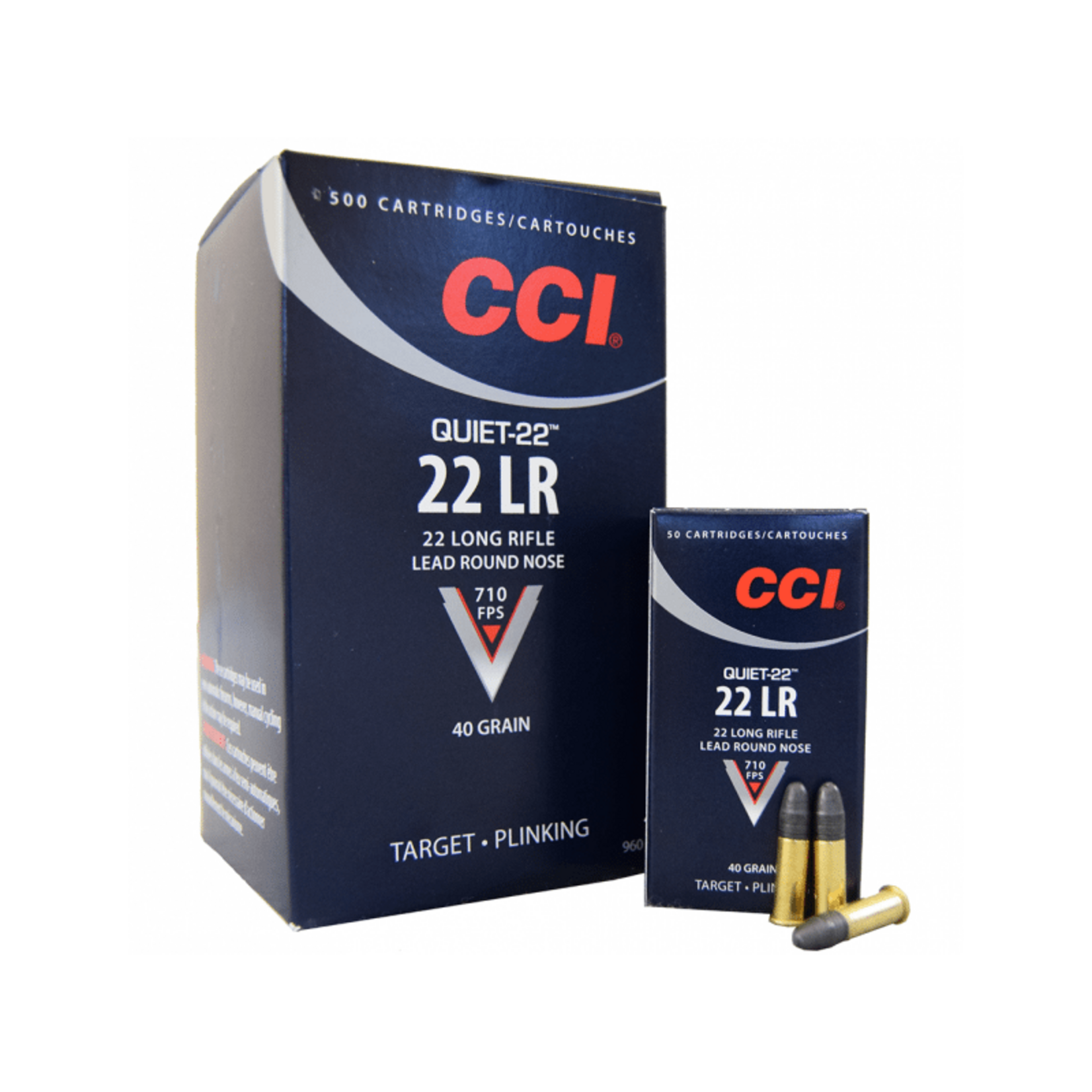 CCI Ammunition CCI Quiet 22lr 40gr 710fps - 50 Pack