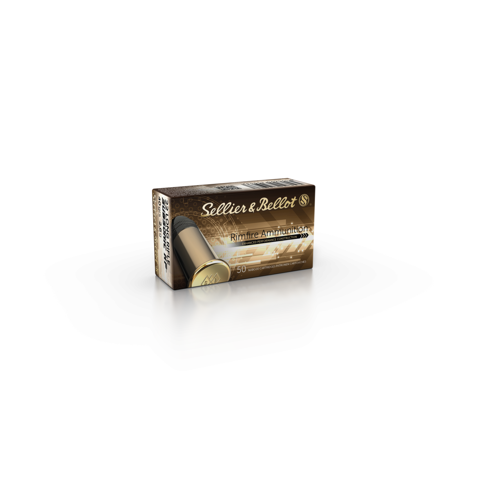 Sellier & Bellot Sellier & Bellot 22lr 40gr HP Subsonic 1020fps - 50 Pack