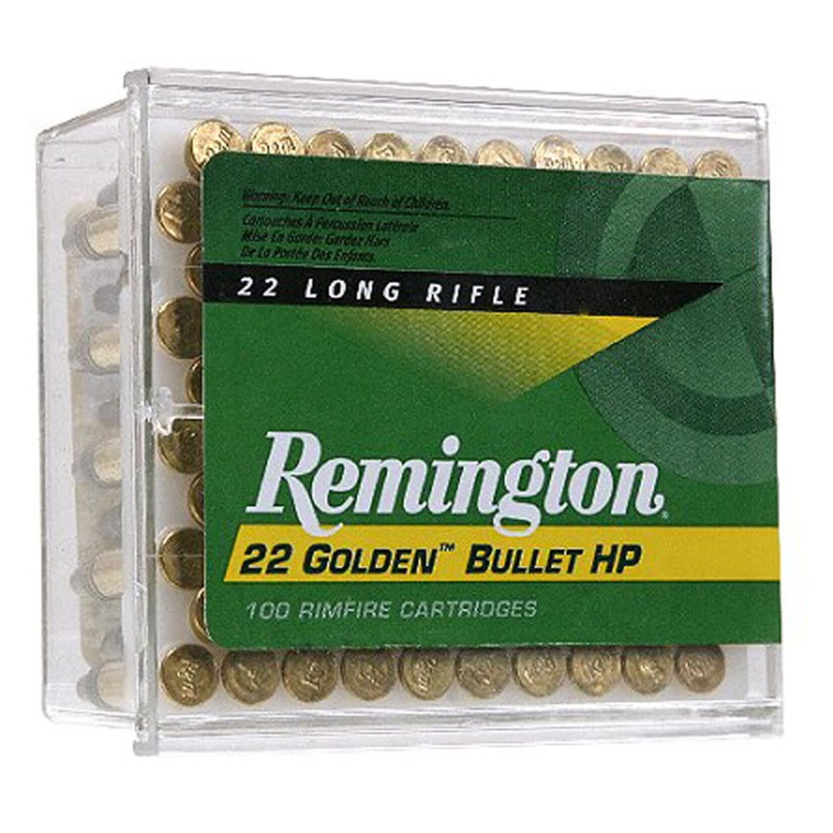 Remington Remington 22lr 36gr HV HP Golden Bullet - 1280fps - 100 Pack