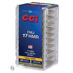 CCI Ammunition CCI 17hmr 20gr 2375fps Full Metal Jacket - 50 Pack