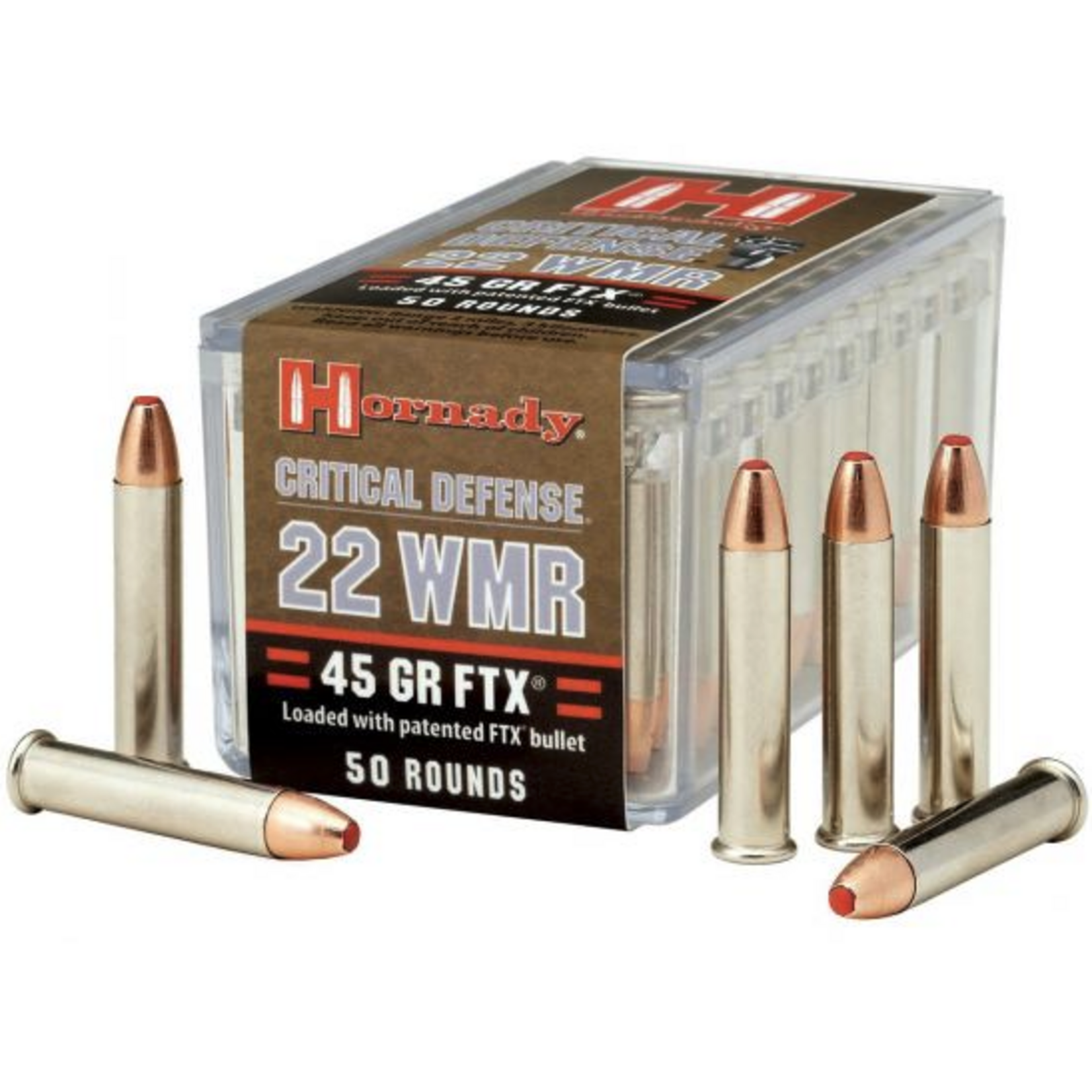 Hornady Hornady 22WMR 45Gr FTX - 50 Pack