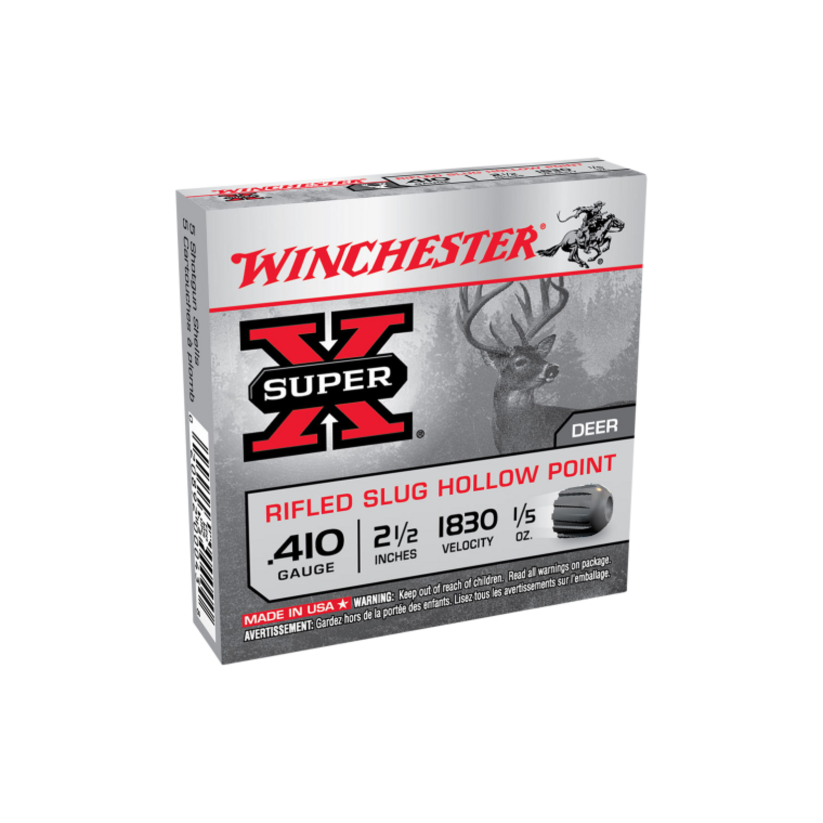 Winchester Winchester - 410g - 2.5inch - Solid Slug - 5 Pack