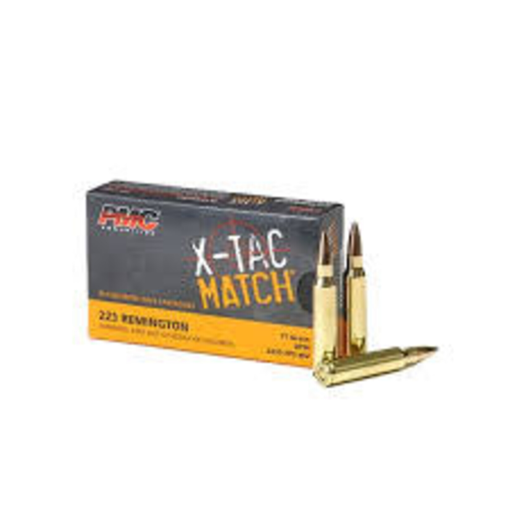 PMC PMC 223Rem 77gr OTM X-TAC Match  - 20 Pack