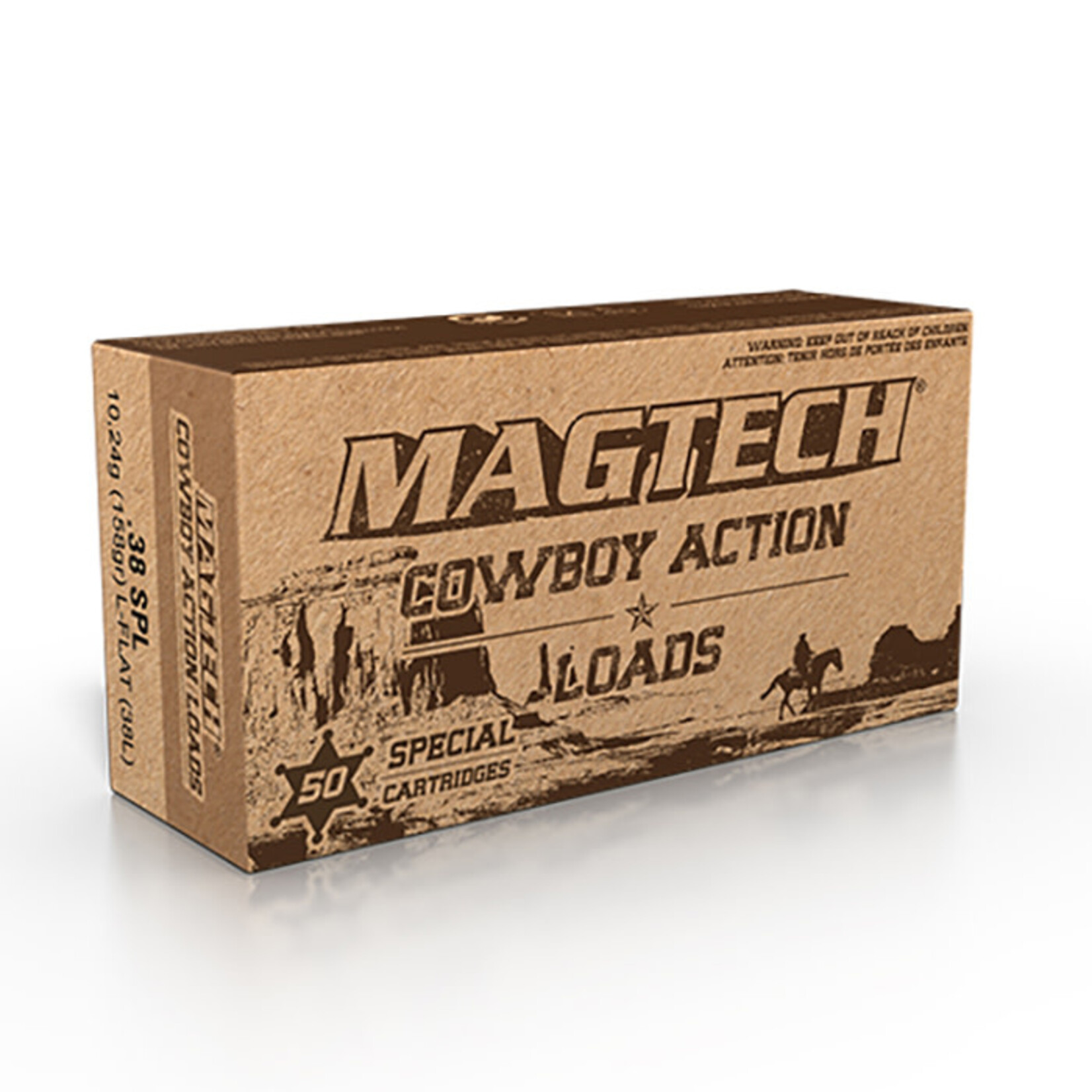 Magtech Magtech 38 Special 158GR "Cowboy" LFN - 800fps - 50 Pack