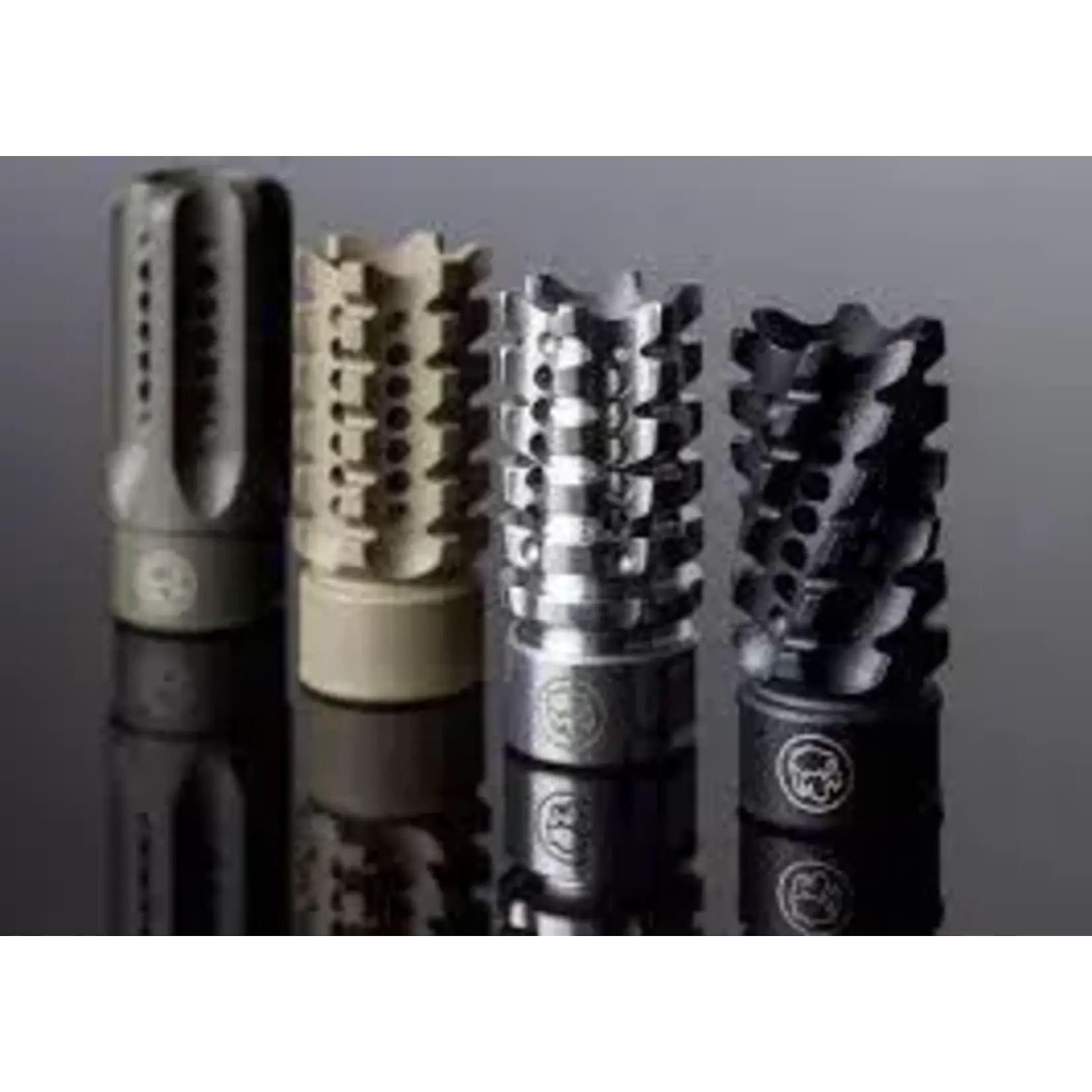 Madhouse Design Madhouse Design XHC Flat Earth Helix 308W Muzzle Brake With 2 Crush Washers