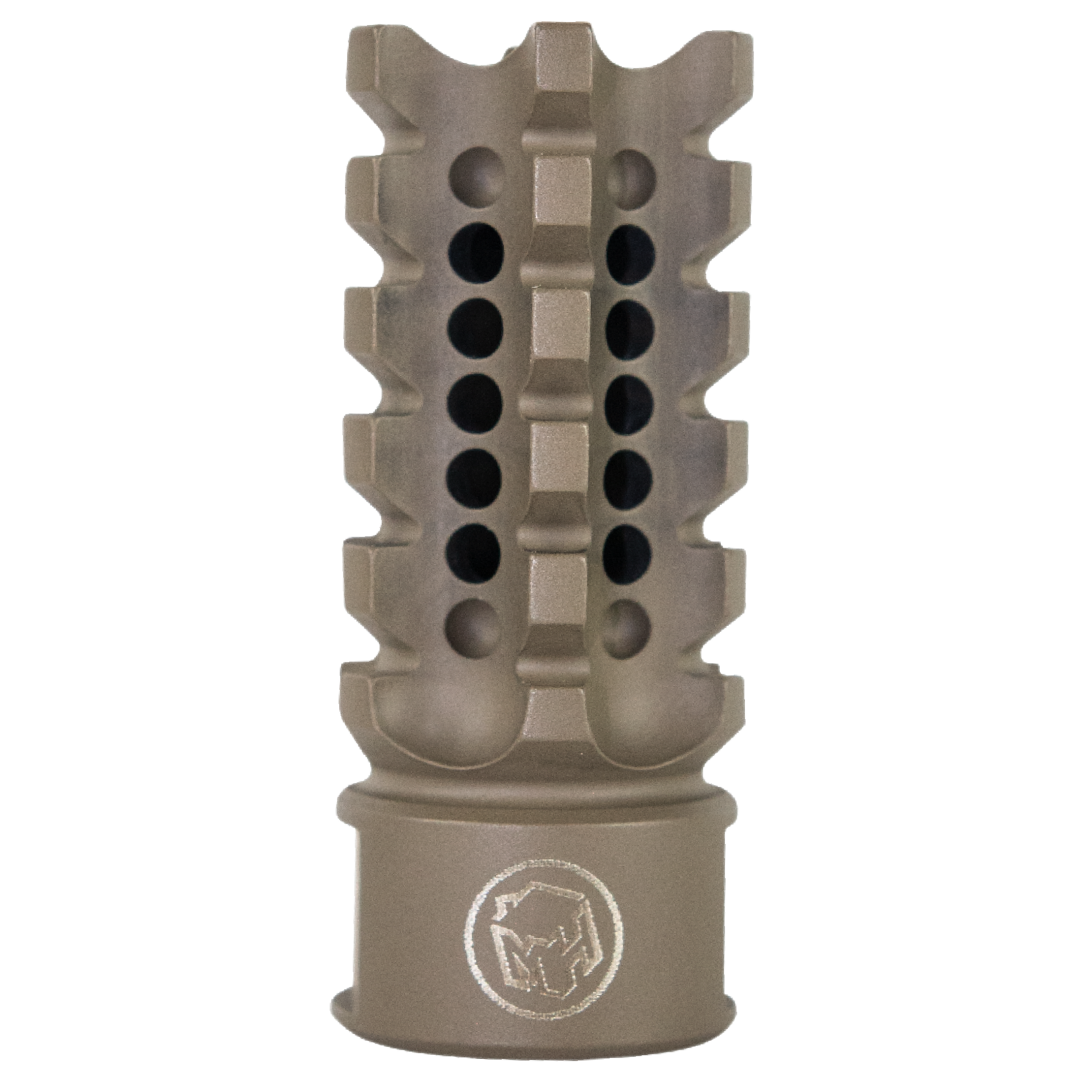 Madhouse Design Madhouse Design XHC Flat Earth Serrated 308W Muzzle Brake Inc 2 Crush Washers
