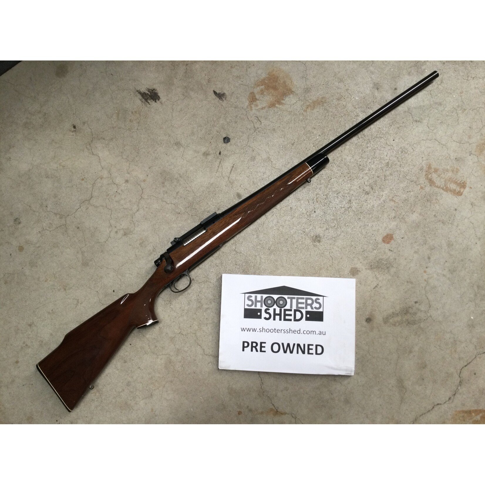 Remington Pre Owned Remington 17Rem Rifle Bolt Repeater w/Dies And Some Cases