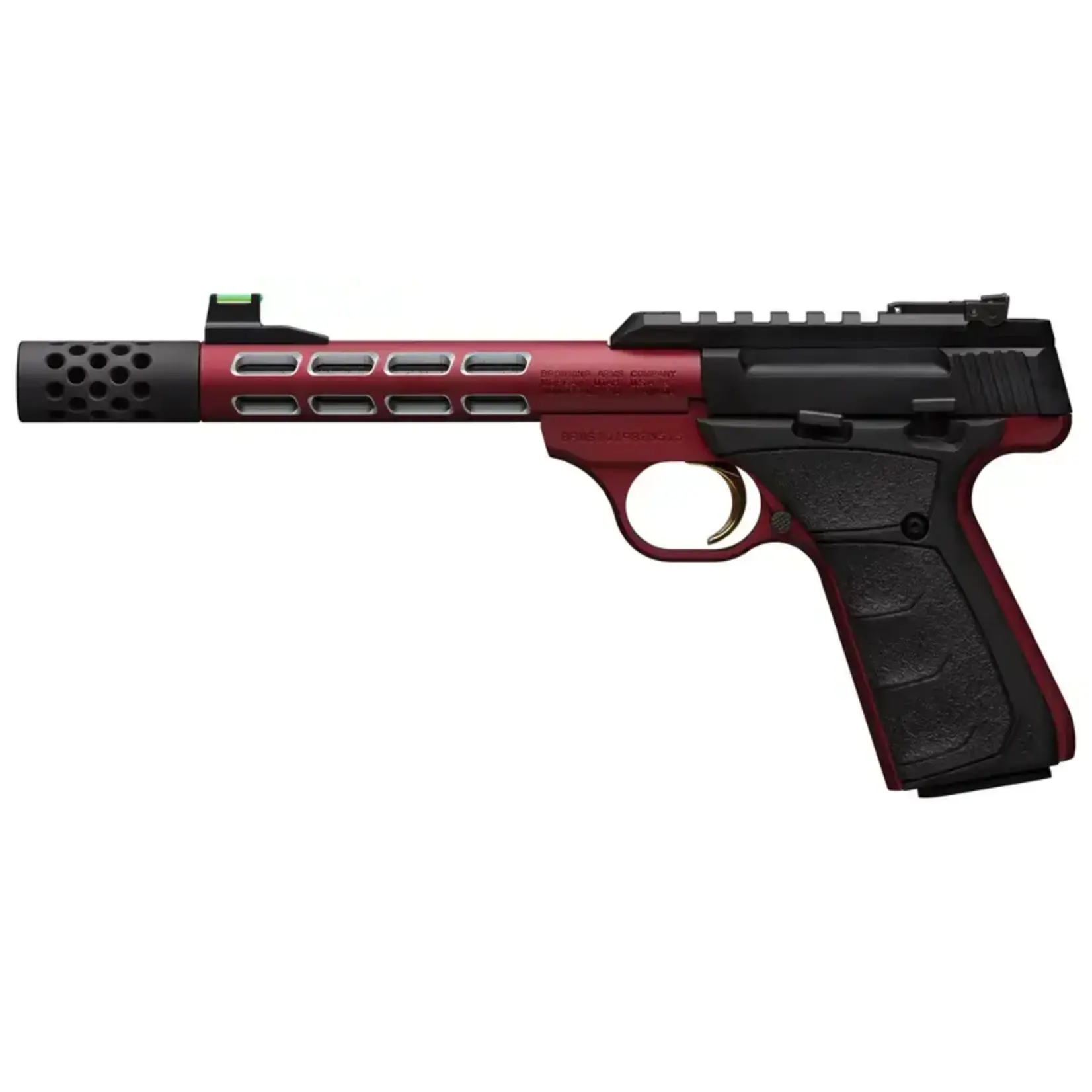 Browning Pre Owned 22lr Browning Buckmark Plus Vision Red 2 Mags Bag - 150mm Barrel