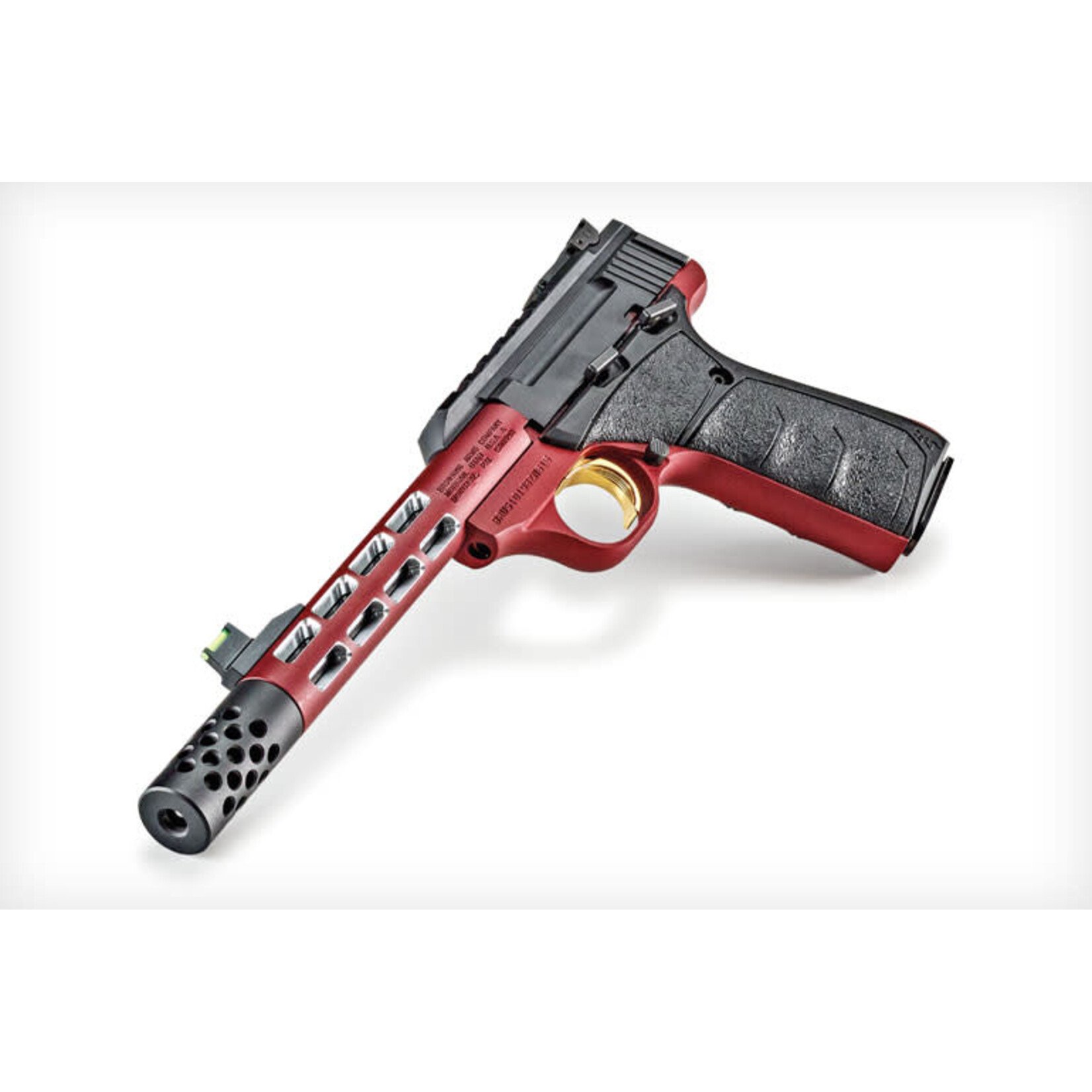 Browning Pre Owned 22lr Browning Buckmark Plus Vision Red 2 Mags Bag - 150mm Barrel