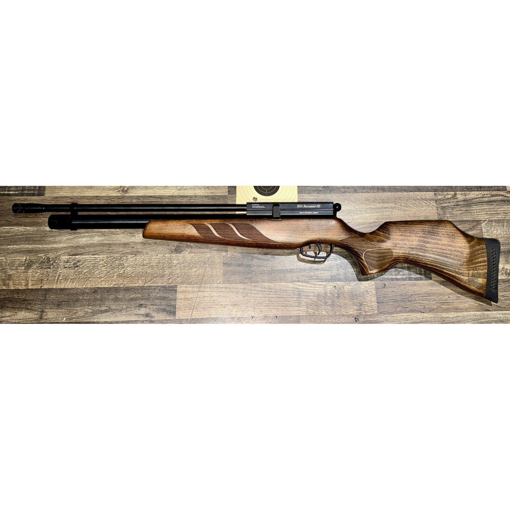 BSA Pre Owned 22Air BSA Buccaneer Timber PCP Air Rifle - 510mm - NFID